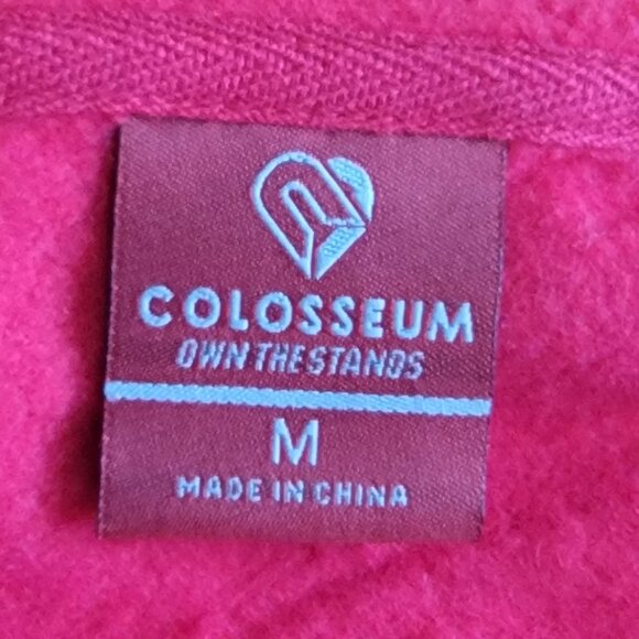 NWT Colosseum University of Wisconsin Badgers Red White Bucky Hooded Sweatshirt - Picture 7 of 8